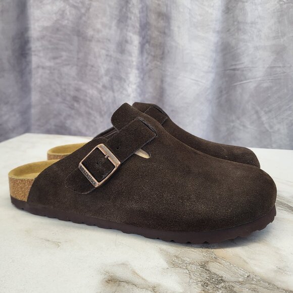 Birkenstock Boston BS MOCHA Clog Narrow Fit Size 42 Men's 9 Women's 11 - Picture 3 of 15